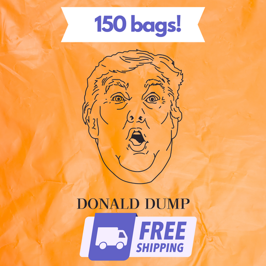 Donald Dump Dog Poop Bags